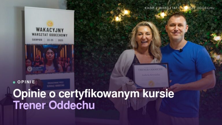 Opinie o kursie Trener Oddechu