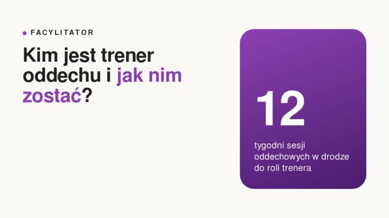 Kim jest trener oddechu i jak nim zostać
